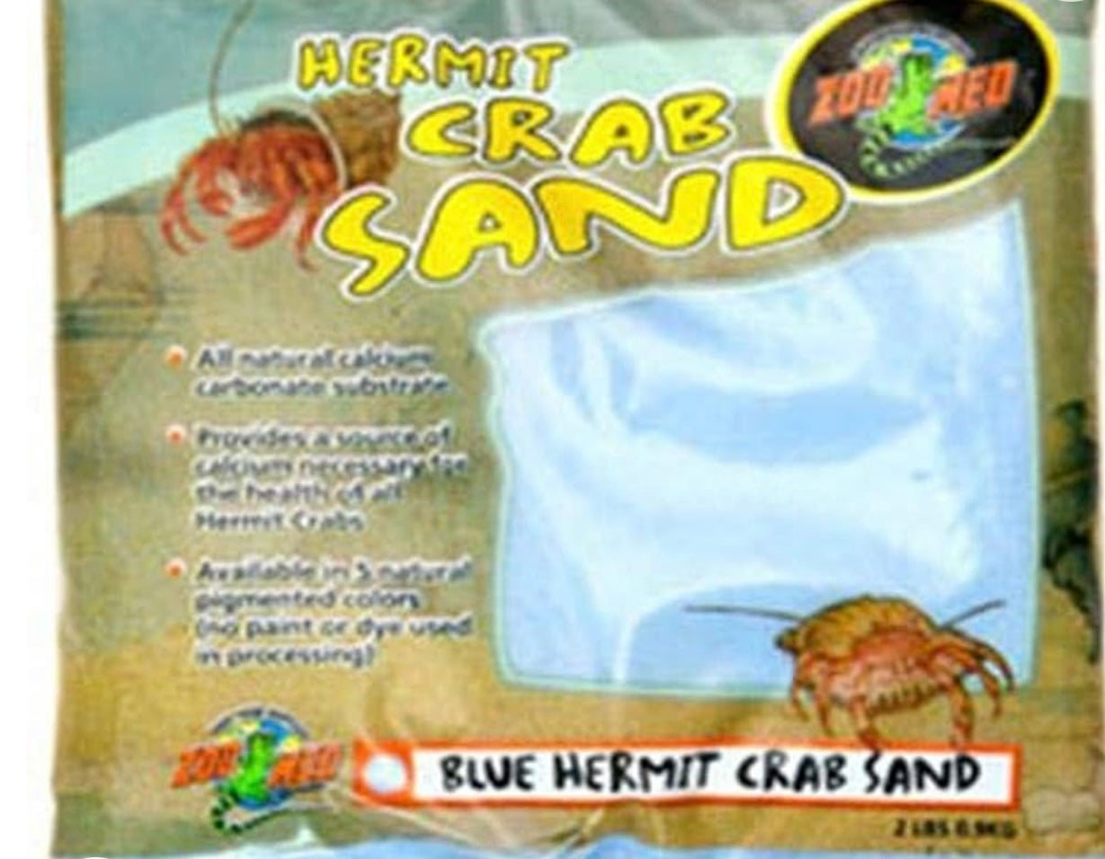 Zoo Med Laboratories SZMHC2B Hermit Crab, 2-Pound, Sand Blue