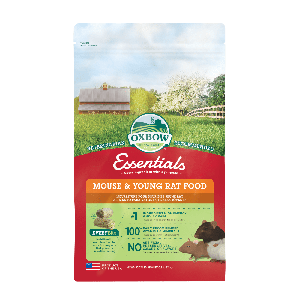 oxbow mouse and young rat food2.5 lbs