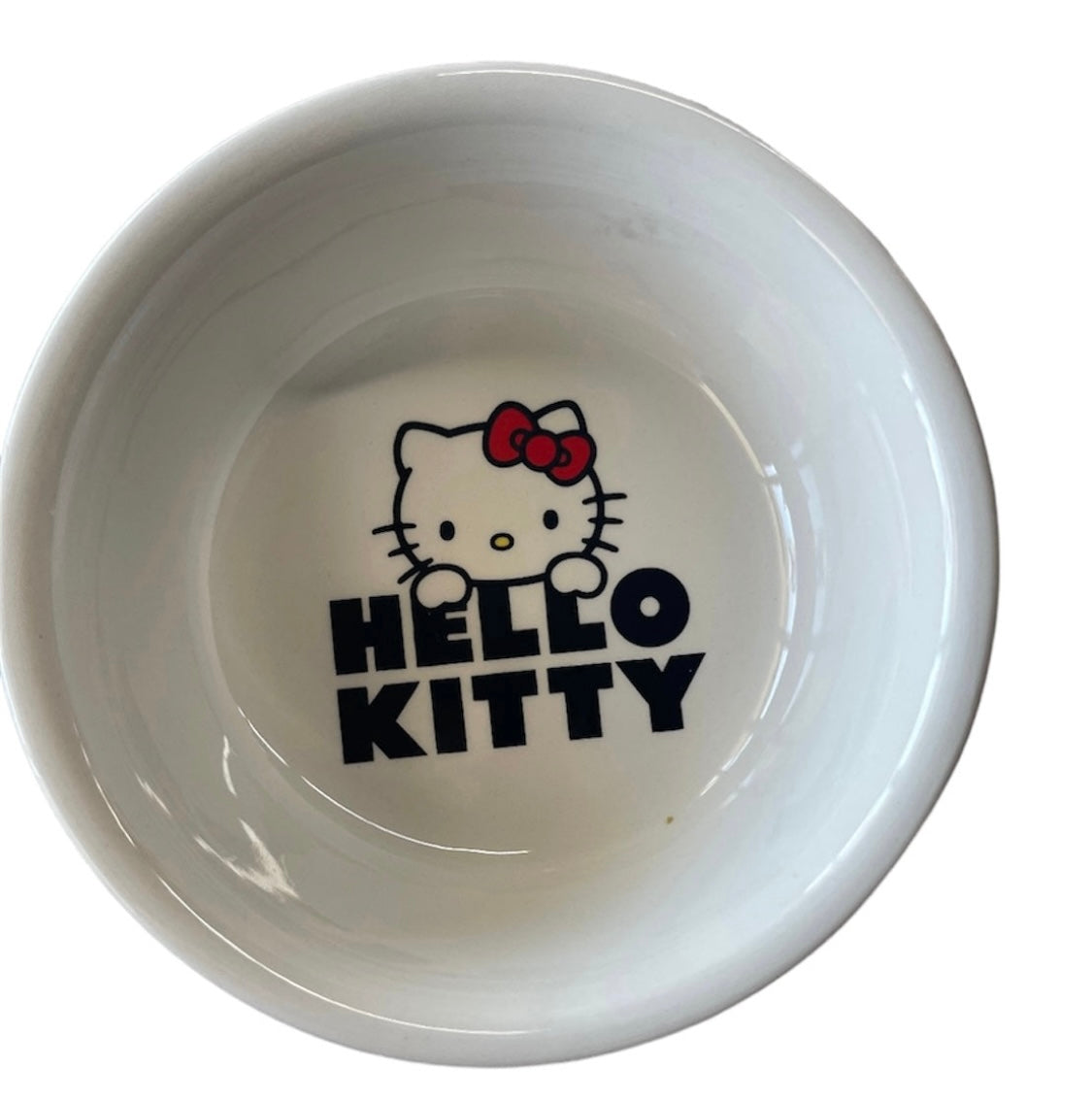 hello kitty cat bowl 5 in w 2 in h