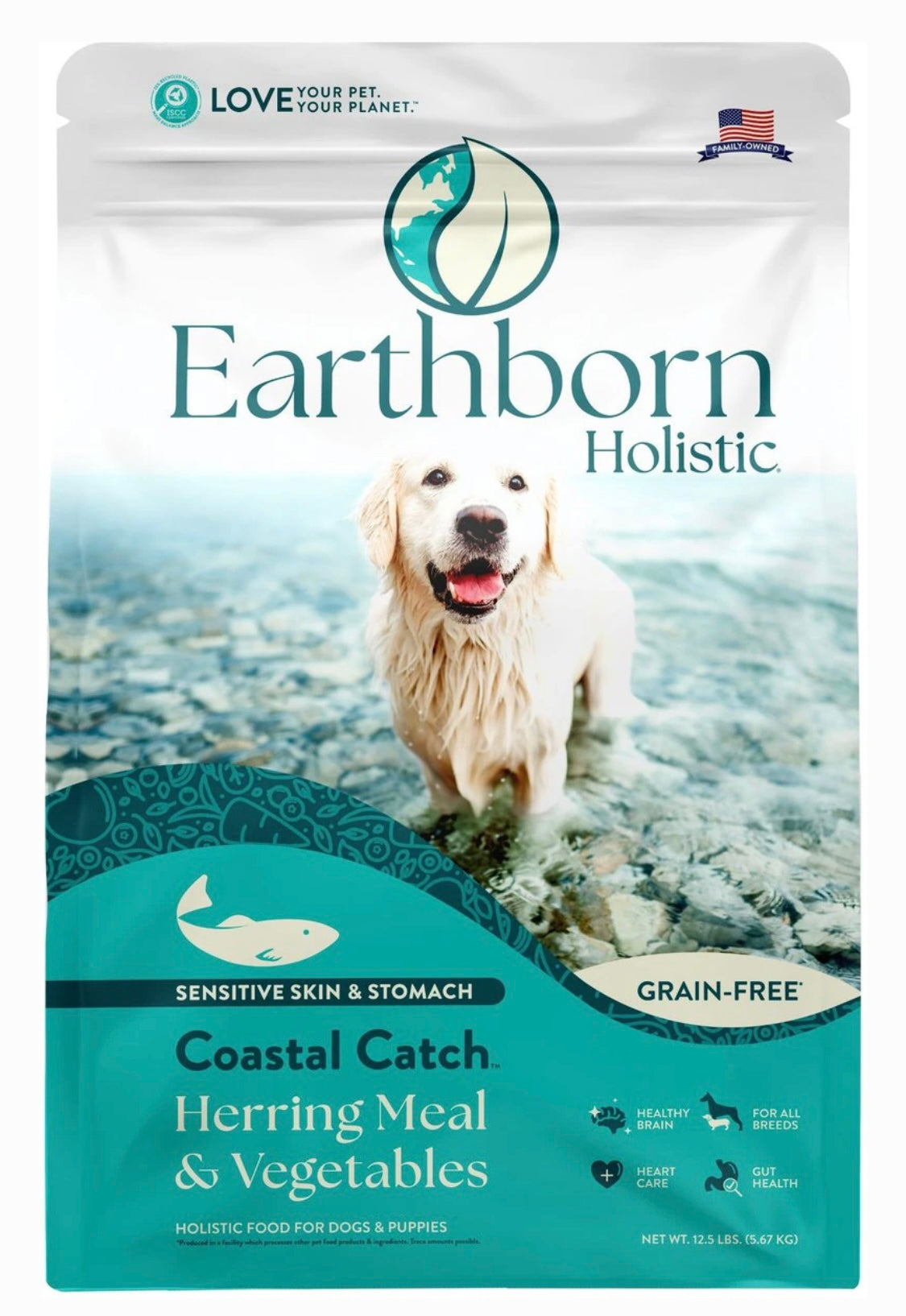 Earthborn Coastal Catch Dry Dog Food 4 Pound