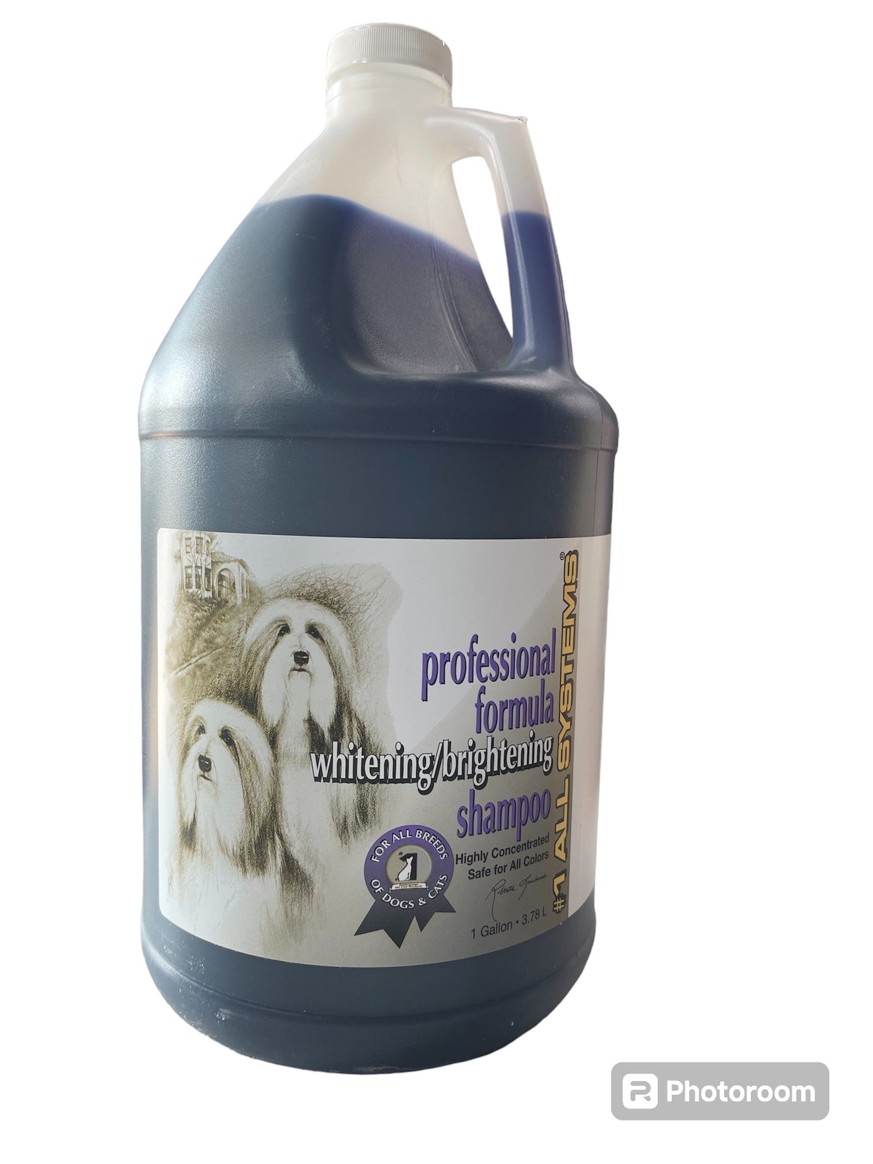 all system professional formula whitening / brightening shampoo 1 gallon
